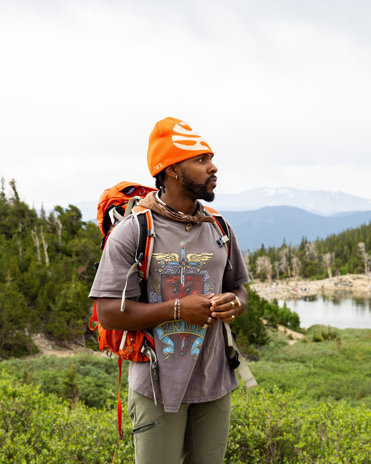 Orange Waymark Beanie
